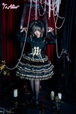 画像4: 【ToAlice】F229 ウィッチキャットティアードドレス (4)