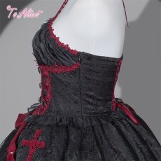 画像4: 【BlackShamrock】F232 ダークネスプリンセスドレス (4)