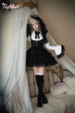 画像7: 【Black Shamrock】F235 ヨークフリル変型襟 ブラウス (7)