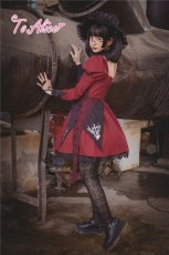 画像13: 【ToAlice】F24ローズクロス小悪魔ワンピース【30％OFF】 (13)