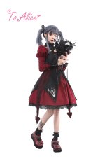 画像22: 【ToAlice】F24ローズクロス小悪魔ワンピース【30％OFF】 (22)