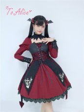 画像27: 【ToAlice】F24ローズクロス小悪魔ワンピース【30％OFF】 (27)