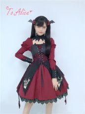 画像28: 【ToAlice】F24ローズクロス小悪魔ワンピース【30％OFF】 (28)