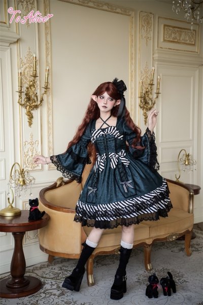 BlackShamrock】F246 cross coffinワンピース - To Alice