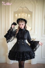 画像2: 【BlackShamrock】FS128 クロス×チャームハーフボンネット  (2)