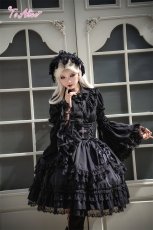 画像2: 【BlackShamrock】FS132 ゴシックストライプ付け袖 (2)