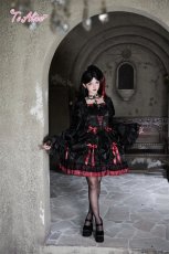 画像4: 【送料無料】F259 Devil Ribbonドレープドレス《予約受付》 (4)