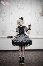 画像8: 【BlackShamrock】F266 ストライプ×リボンワンピース (8)