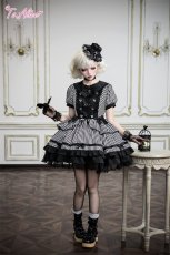 画像9: 【BlackShamrock】F266 ストライプ×リボンワンピース (9)