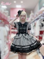 画像9: 【BlackShamrock】FS139 ストライプ×リボンミニハット (9)