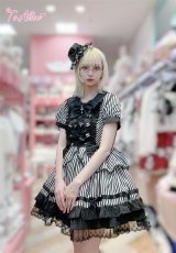 画像10: 【BlackShamrock】FS139 ストライプ×リボンミニハット (10)