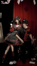 画像10: 【ToAlice】F27暗黒少女チェックジャンパースカート【30％OFF】 (10)