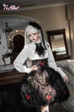 画像6: 【BlackShamrock】F278 Red Butterfly ハイウエストスカート (6)