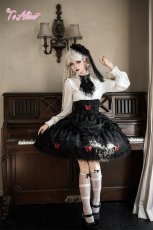 画像9: 【BlackShamrock】F278 Red Butterfly ハイウエストスカート (9)