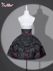 画像1: 【送料無料】F278 Red Butterfly ハイウエストスカート《予約受付》 (1)