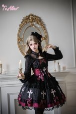 画像4: 【送料無料】F281 GothicCross胸開きレーストップス《予約受付》 (4)