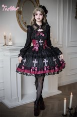 画像5: 【送料無料】F281 GothicCross胸開きレーストップス《予約受付》 (5)