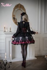 画像8: 【送料無料】F281 GothicCross胸開きレーストップス《予約受付》 (8)