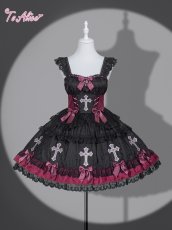 画像1: 【送料無料】F282 GothicCrossジャンパースカート《予約受付》 (1)