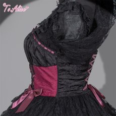 画像2: 【送料無料】F282 GothicCrossジャンパースカート《予約受付》 (2)