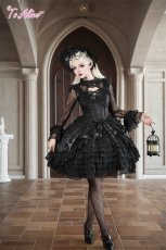 画像8: 【送料無料】F285 総レース胸開きトップス《予約受付》 (8)