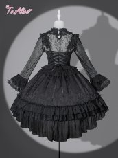 画像3: 【送料無料】F285 総レース胸開きトップス《予約受付》 (3)