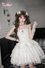 画像4: 【送料無料】FS173 クロスチェーン付レースチョーカー《予約受付》【計5000円以上】 (4)