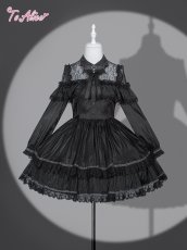 画像2: 【送料無料】 F290 Spiderデコルテレースワンピース《予約受付》 (2)