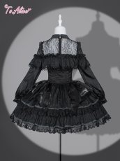 画像3: 【送料無料】 F290 Spiderデコルテレースワンピース《予約受付》 (3)