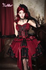 画像4: 【送料無料】F316 Crimson Butterfly Dress《予約受付》 (4)