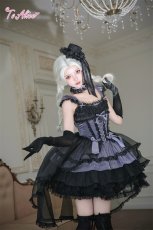画像2: 【送料無料】F328 Phantom Ribbonティアードフィッシュテールドレス《予約受付》 (2)