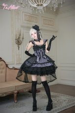 画像4: 【送料無料】F328 Phantom Ribbonティアードフィッシュテールドレス《予約受付》 (4)