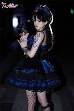 画像26: 【ToAlice】F37パンクロックティアードジャンパースカート (26)