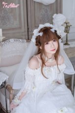 画像8: 【ToAlice】FS7薔薇パールレースチョーカー【30％OFF】 (8)