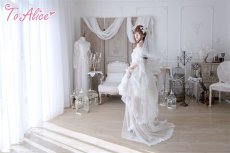 画像22: 【ToAlice】F40薔薇花嫁ドレス【50％OFF】 (22)
