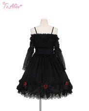 画像3: 【ToAlice】F40薔薇花嫁ドレス【50％OFF】 (3)