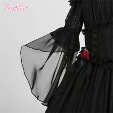 画像5: 【ToAlice】F40薔薇花嫁ドレス【50％OFF】 (5)