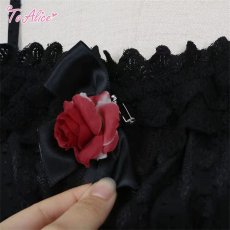 画像6: 【ToAlice】F40薔薇花嫁ドレス【50％OFF】 (6)