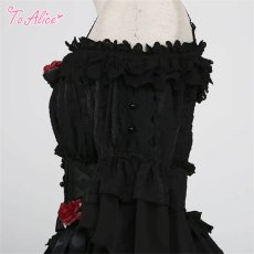 画像8: 【ToAlice】F40薔薇花嫁ドレス【50％OFF】 (8)