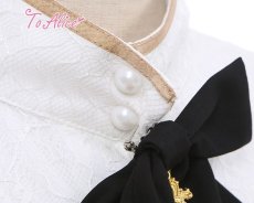 画像3: 【ToAlice】F42総レースクロスリボンブラウス【30％OFF】 (3)