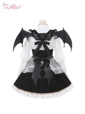 画像10: 【ToAlice】F43レースエプロン付きジャンパースカート【30％OFF】 (10)