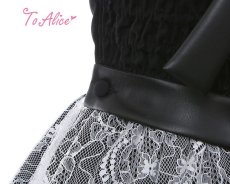 画像5: 【ToAlice】F43レースエプロン付きジャンパースカート【30％OFF】 (5)