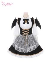 画像9: 【ToAlice】F43レースエプロン付きジャンパースカート【30％OFF】 (9)