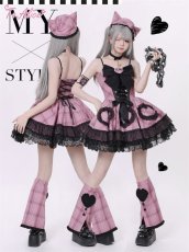 画像3: 【ToAlice】FS9キャットガールチェーン付き猫耳帽子 (3)