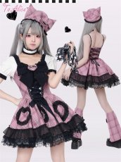 画像8: 【ToAlice】FS9キャットガールチェーン付き猫耳帽子 (8)
