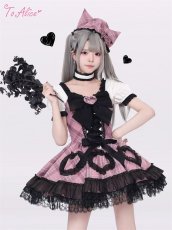 画像11: 【ToAlice】FS9キャットガールチェーン付き猫耳帽子 (11)