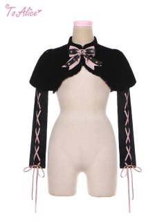 ToAlice】F55たっぷりリボンのコルセット風ドレス - To Alice