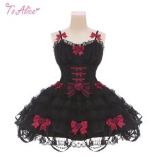 画像1: 【Last one】【ToAlice】F57ローズプリンセススリングワンピース (1)