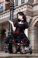 画像10: 【Last one】【ToAlice】F57ローズプリンセススリングワンピース (10)