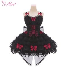 画像4: 【Last one】【ToAlice】F57ローズプリンセススリングワンピース (4)